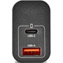 NGS Cargador de pared GaN ERA 30W con USB-C y USB-A, Negro